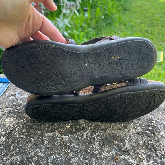 NAOT Leather Brown Gladiator Sandals - Picture 6 of 6